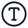 Text Circle icon preview