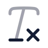 Text Clear icon preview