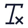 Text Clear icon preview