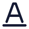 Text Color icon preview