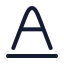 Textcolor icon with stroke rounded style