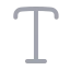 Text icon with duotone rounded style