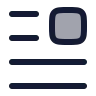 Text Firstline Left icon preview