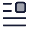 Text Firstline Left icon preview