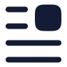 Text Firstline Left icon preview