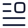 Text Firstline Left icon preview