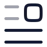 Text Firstline Left icon preview
