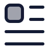 Text Firstline Right icon preview