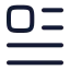 Textfirstlineright icon with stroke rounded style