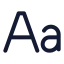Textfont icon with duotone standard style