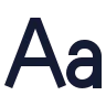 Text Font icon preview