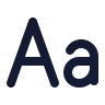 Text Font icon preview