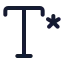 Textfootnote icon with duotone standard style