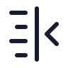 Text Indent Less icon preview