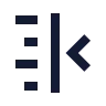 Text Indent Less icon preview
