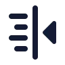Text Indent Less icon preview
