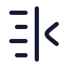 Text Indent Less icon preview