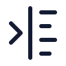 Text Indent More icon preview