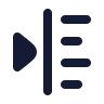 Text Indent More icon preview