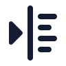 Text Indent More icon preview
