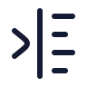 Text Indent More icon preview