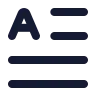 Text Initial icon preview