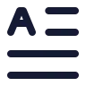 Text Initial icon preview