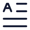 Text Initial icon preview