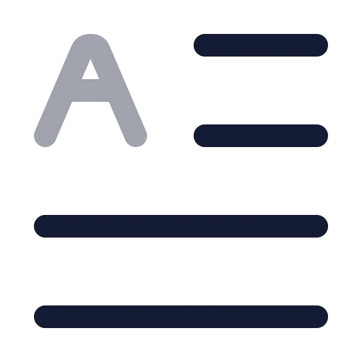 Text Initial Icon in Twotone Rounded style