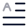Text Initial icon preview