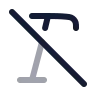 Text Italic Slash icon preview
