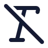 Text Italic Slash icon preview