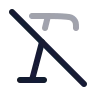 Text Italic Slash icon preview