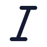 Text Italic icon preview