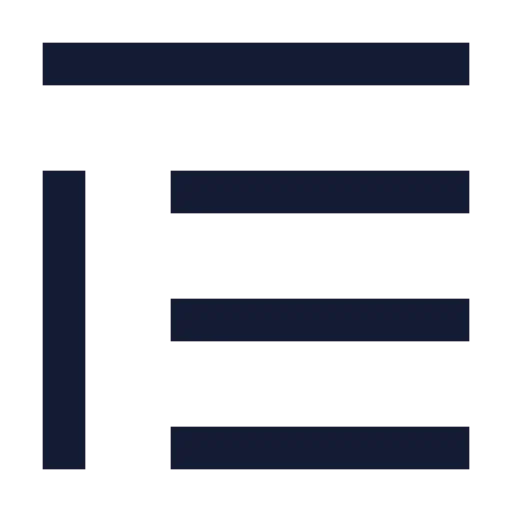 Text Quote Icon in Solid Sharp style