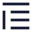 Textquote icon with solid sharp style