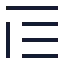 Textquote icon with stroke sharp style