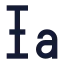 Textselection icon with solid sharp style