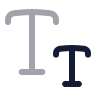 Text Smallcaps icon preview
