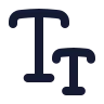 Text Smallcaps icon preview