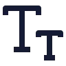 Text Smallcaps icon preview