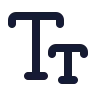 Text Smallcaps icon preview