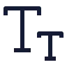 Text Smallcaps icon preview