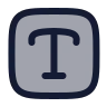 Text Square icon preview