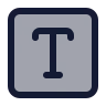 Text Square icon preview