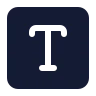 Text Square icon preview