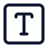 Text Square icon preview