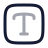 Text Square icon preview