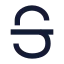 Textstrikethrough icon with solid sharp style