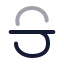 Textstrikethrough icon with twotone rounded style